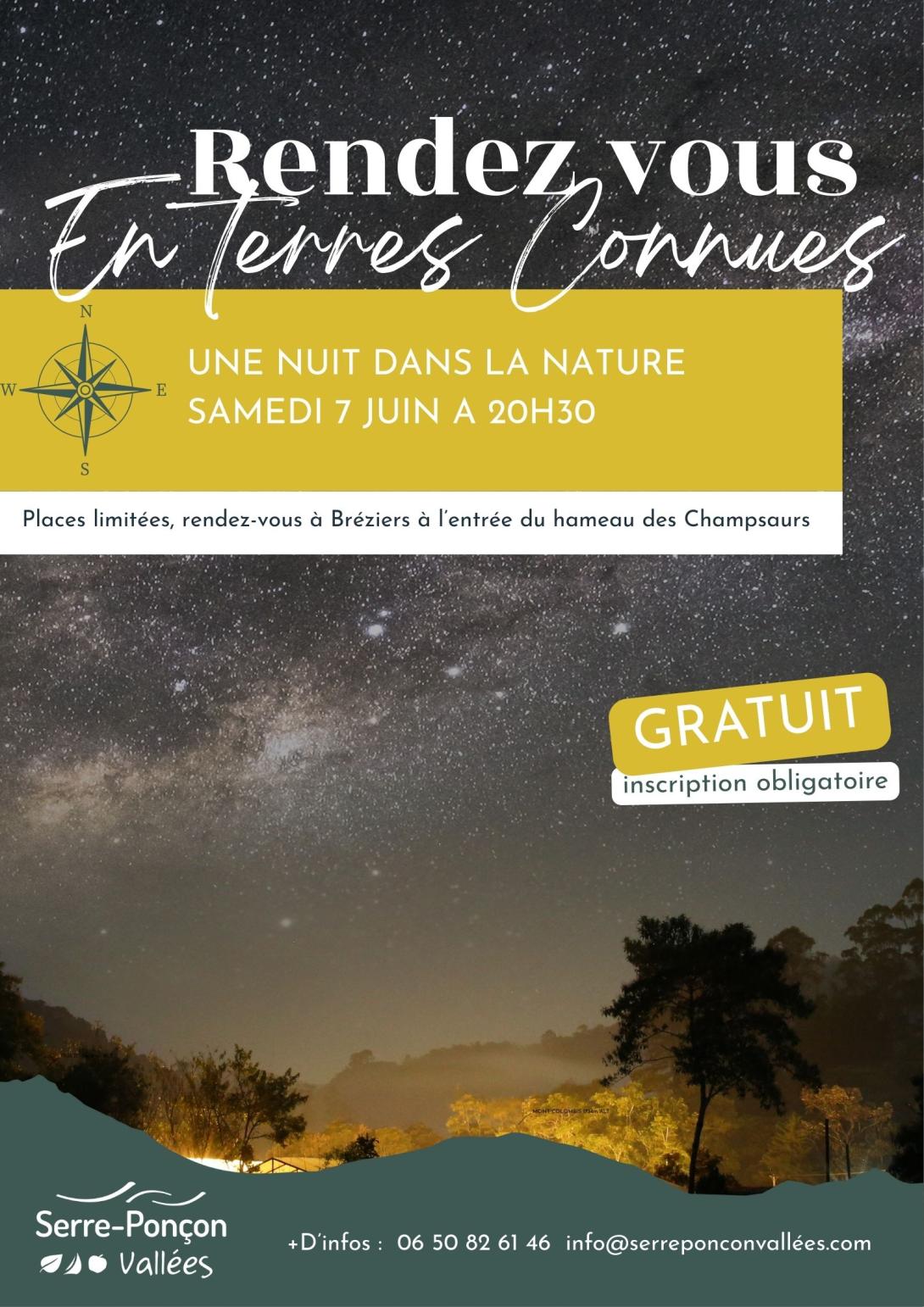 Quand la nuit tombe, le monde sauvage s'éveille, venez le découvrir à deux pas du village de Bréziers