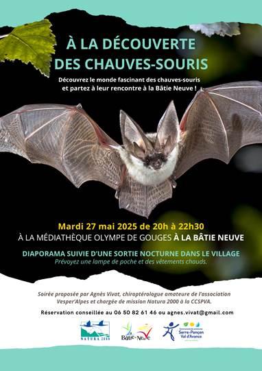 Soirée chauves-souris la Bâtie 2025